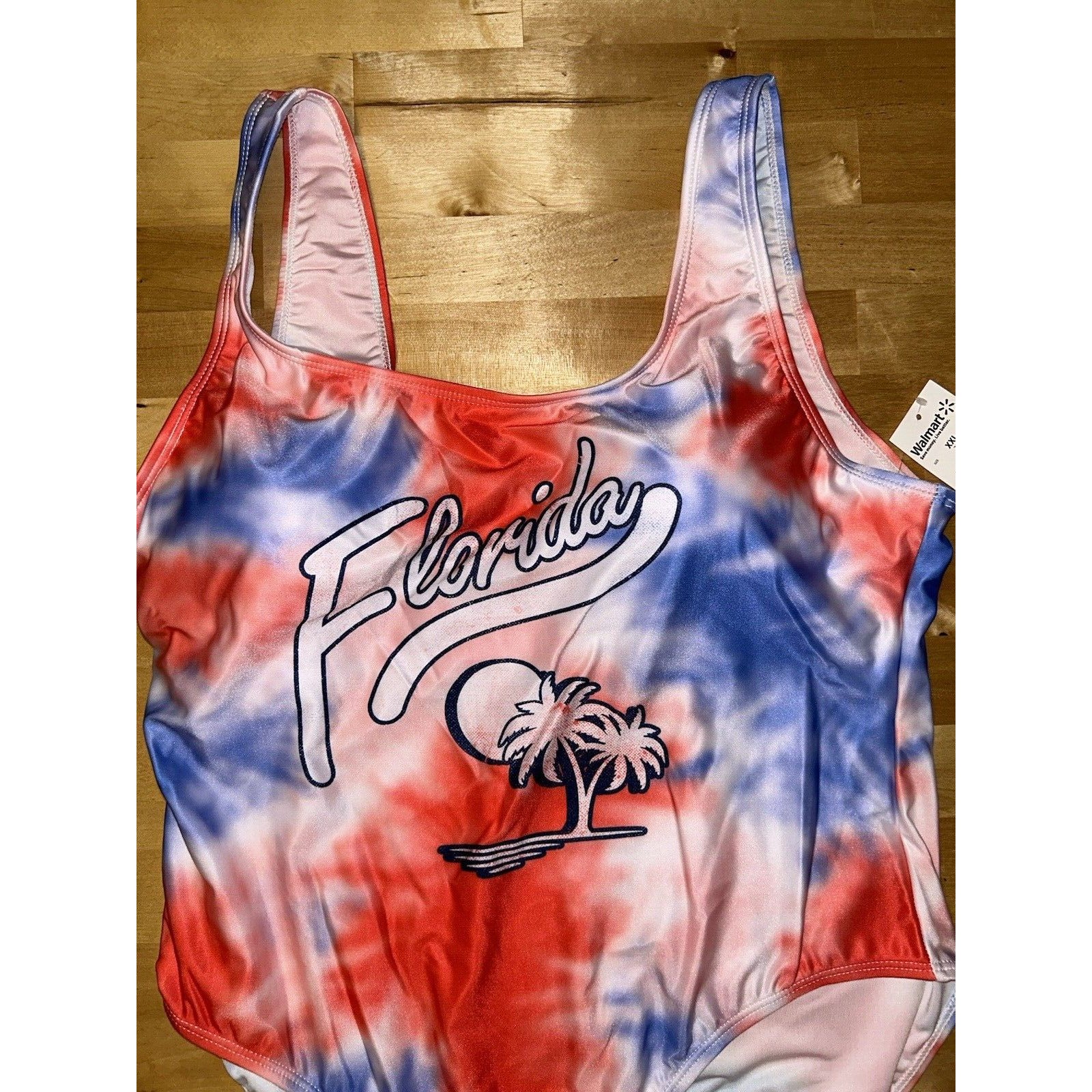 Florida Bathing Suit Red White And Blue Size Xxl — image 2 of 5